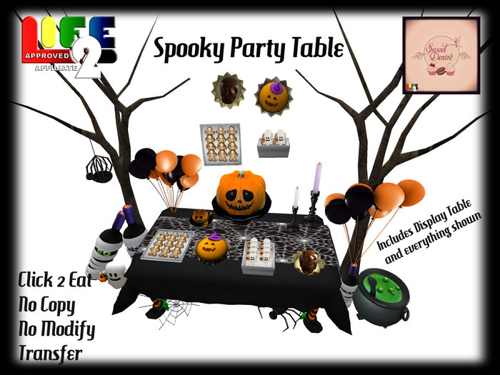 {SD}Spook Party Table -Life2 version