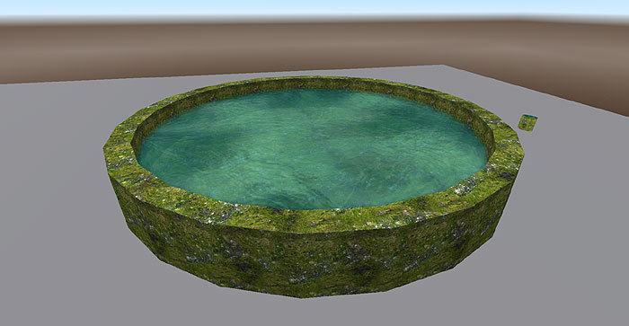 Рool - old, covered with moss.