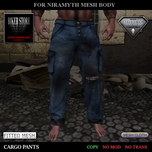 #AESTHETIC Cargo Pants MECHANIC