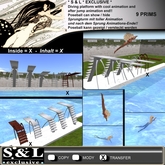 * S & L * EXCLUSIVE * Diving platform – jump tower  - diving board with animation WOOD