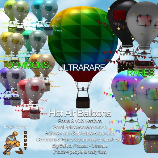 [Grunt] - Balloon Dreams Vivid Red -