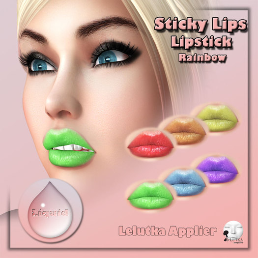 Liquid ~ Sticky Lipsticks ~ Rainbow