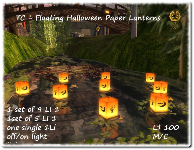 TC - Floating Halloween Paper Lanterns