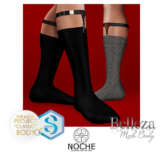 NOCHE. Garter Socks Essentials 2017
