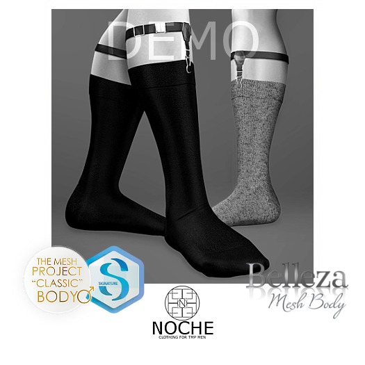 NOCHE. Garter Socks Essentials 2017 DEMO