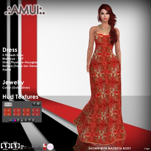 .:AMUI:. "Kimberly" Dress - RED