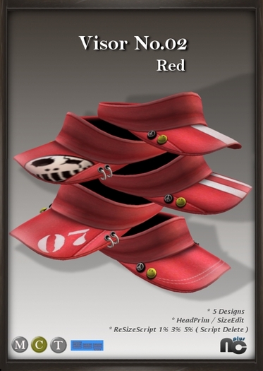 [NC]-Visor No.02--Red