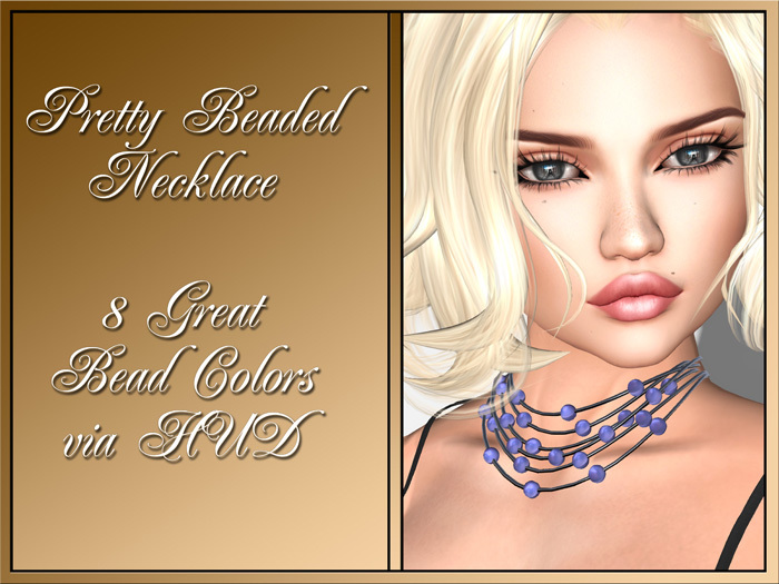 Beaded Necklace with Texture HUD