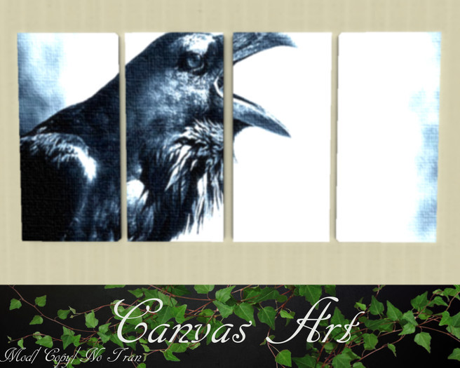 Mad Crow Canvas Art