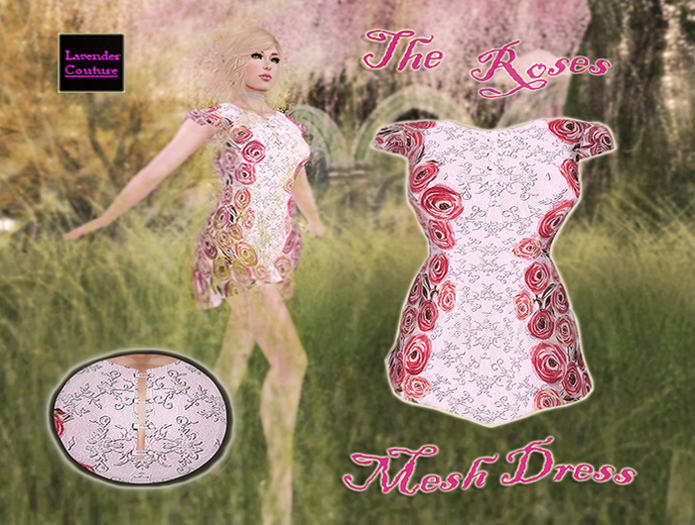 The Roses Mesh Dress