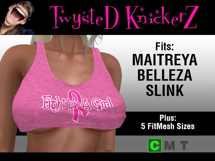 ::TwysteD KnickerZ:: Fight Like A Girl Crop Top
