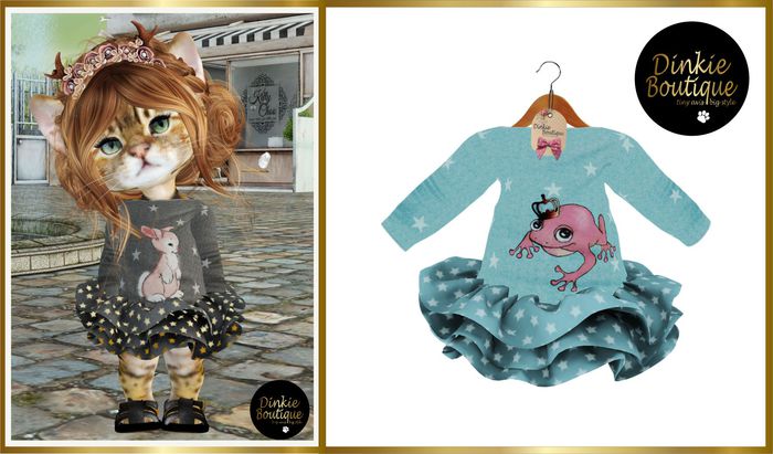 DB DINKIES MIMSIE DRESS blue