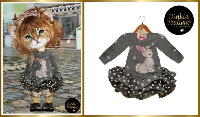DB DINKIES MIMSIE DRESS gray