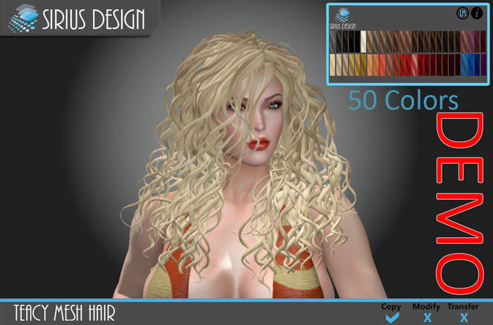 Sirius Design Tracy Mesh Hair Boxed==DEMO==