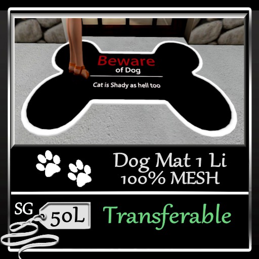 VPAWS Door Mat Shady Cat