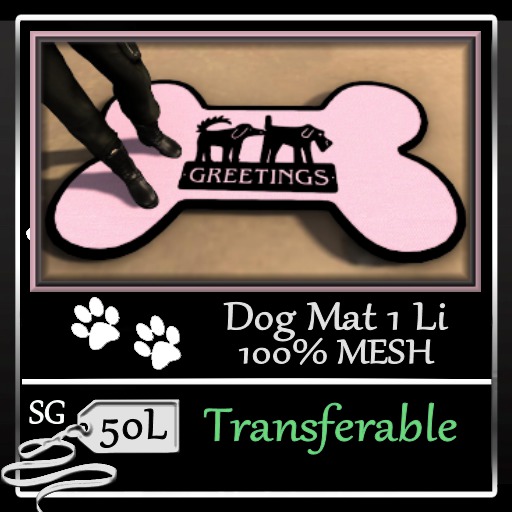 Doggie Mat Pretty Pink