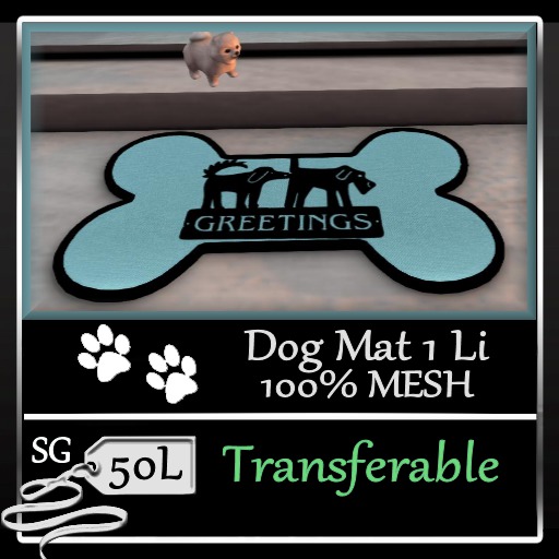 The Beach Doggie Door Mat