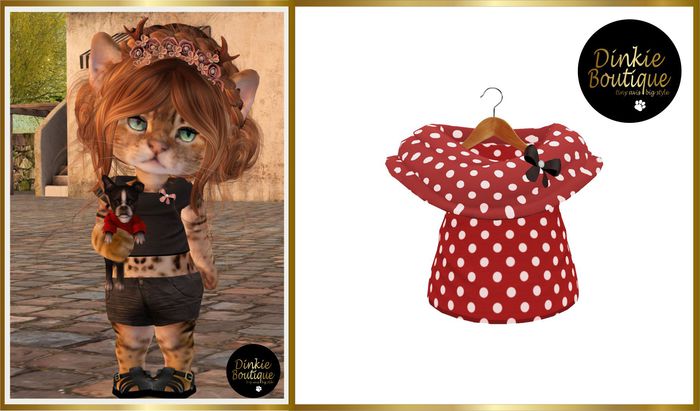 *DB* DINKIES CARMEN TOP rw