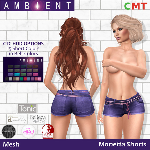 [AMBI] Mesh Monetta Shorts (BOXED)