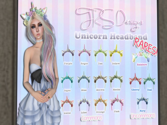 Unicorn Headband Common Orange