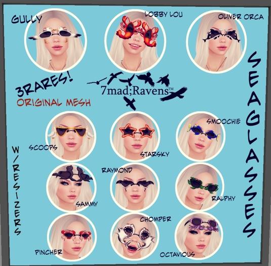 7mR Ralphy Seaglasses