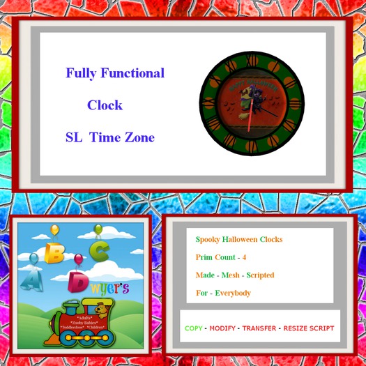 (ABC) Halloween Clock 2017 ( 05 )