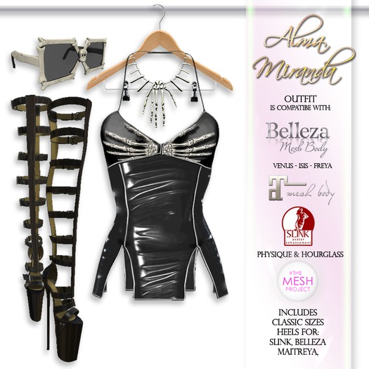 .: AlmaMiranda :. Skeleton Latex Dress