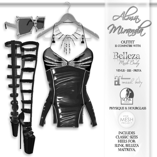 DEMO .: AlmaMiranda :. Skeleton Latex Dress