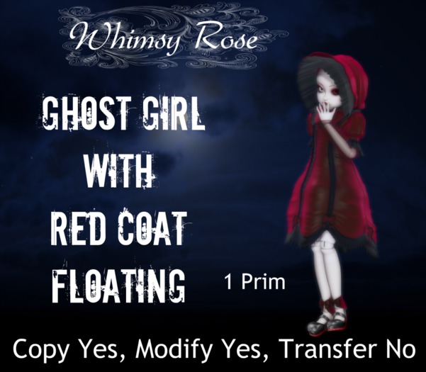 [WR] Ghost Girl Red Coat Floating (C/M)