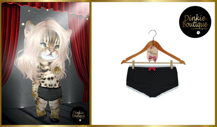 *DB* DINKIES EVERYDAY PANITIES black