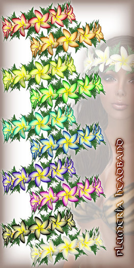 * Charmed * Hula Plumeria Headband - All Colors