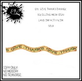 Etc. GIVE THANKS BANNER