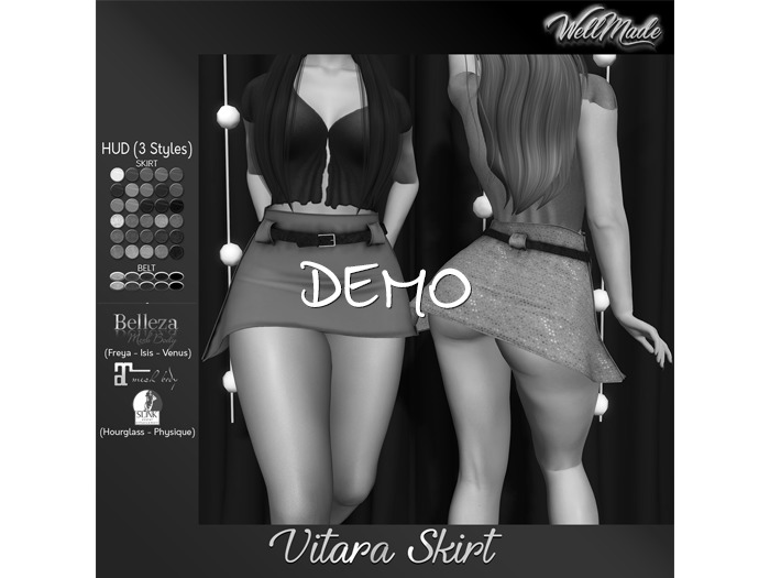 [WellMade] Vitara Skirt DEMO