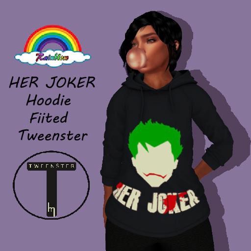 Her Joker- Hoodie Fiited TWEENSTER  