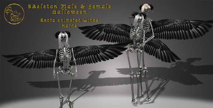****ArisArisB&W~Alus30~SKeleton Male & Female Halloween