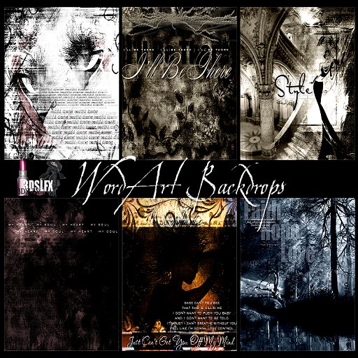 3DSLFX WORDART PHOTO STUDIO BACKDROPS