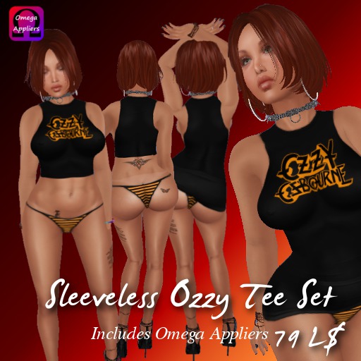 Sleeveless Ozzy Tee Set W-Omega Applier