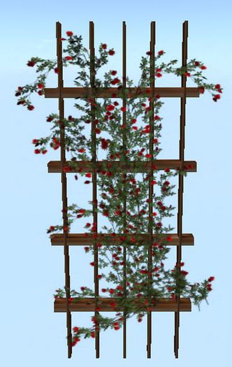 Second Life Marketplace Trellis Climbing Roses Growing