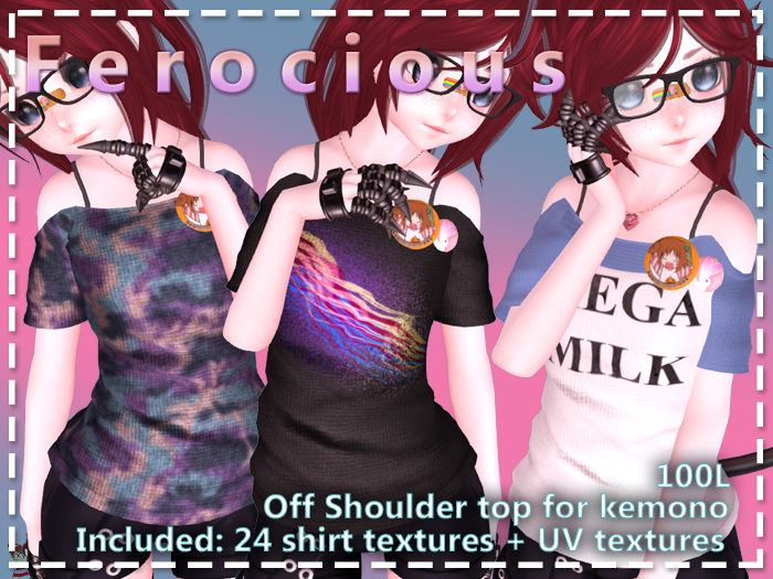 [Pirocious] Off shoulder top *Wear me*