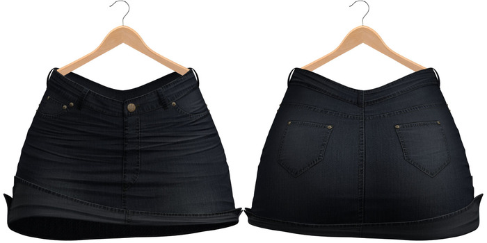 Blueberry - Kimi Denim Skirts - Maitreya, Belleza (All), Slink Physique Hourglass - ( Mesh ) - Vox