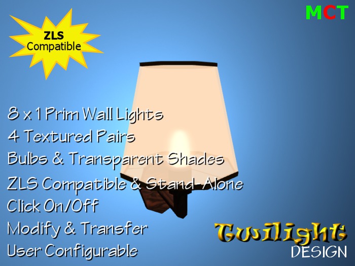 TDL027 TD ZLS Lighting Pack - Wall Lights 01