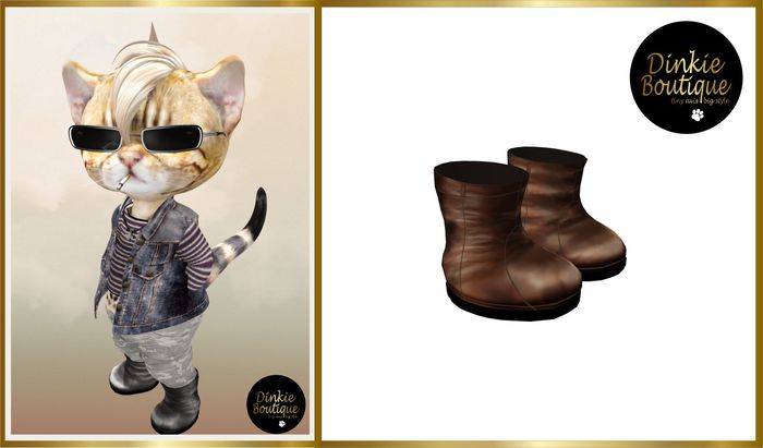 *DB* DINKIES RIDING BOOTS tan