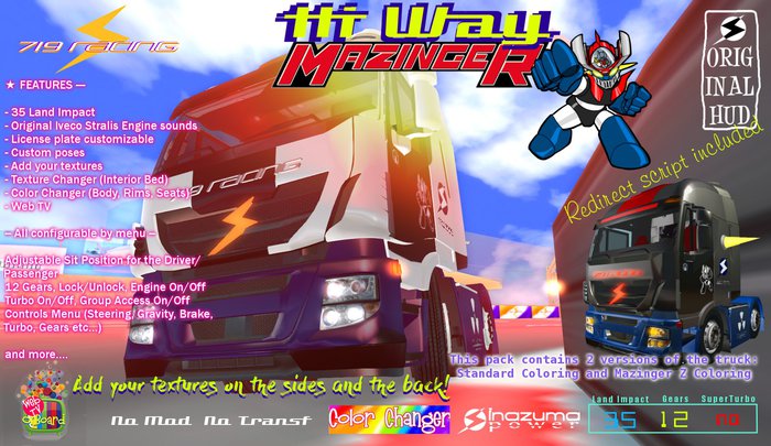 719 Racing - Hi Way Mazinger (Wear to unpack)