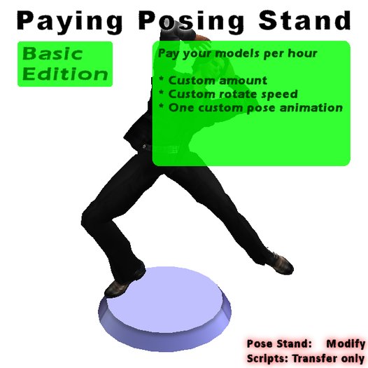 Paying Pose Stand (boxed) BASIC