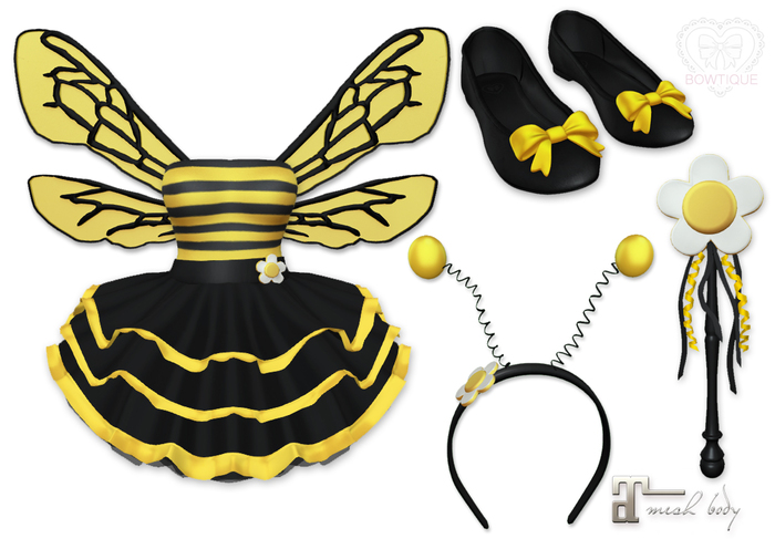 Bowtique - Bumblebee Costume (Maitreya)