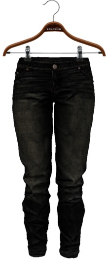 !APHORISM! - Jane Boyfriend Jeans - Worn Black