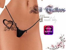 *[LIL TATS]*   B&W HEART TATTOO  MAITREYA OMEGA