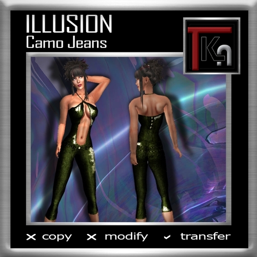 TKA-ILLUSION-Camo Jeans