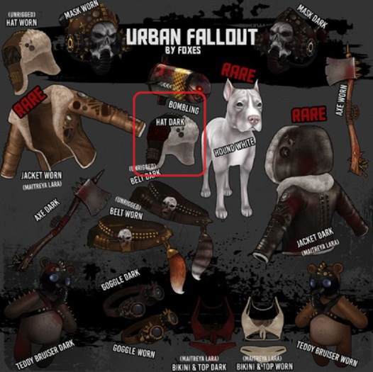 Foxes - Urban Fallout - Hat - Dark [box]