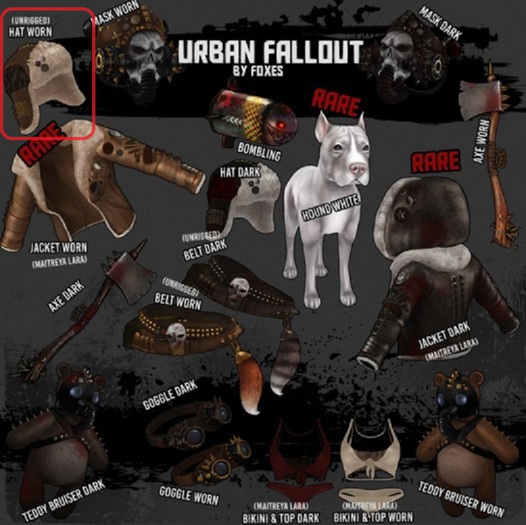 Foxes - Urban Fallout - Hat - Worn [box]